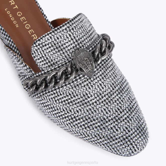 Kurt Geiger mujer mula del chelsea de londres 2LPR362 | calzados plata